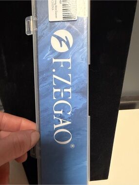 NWT F.ZEGAO Waterproof Sports Watch Aqua Mint Blue Silicone Strap 40mm